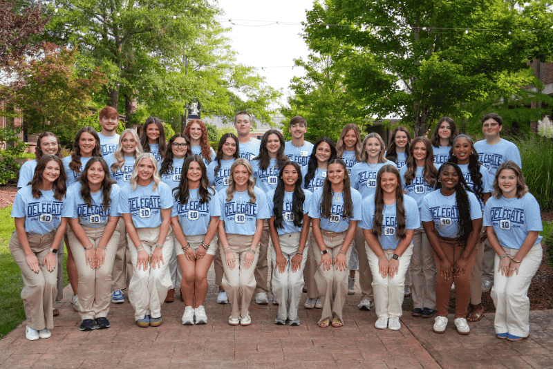 A group photo of Fulton's Indian Delegation.