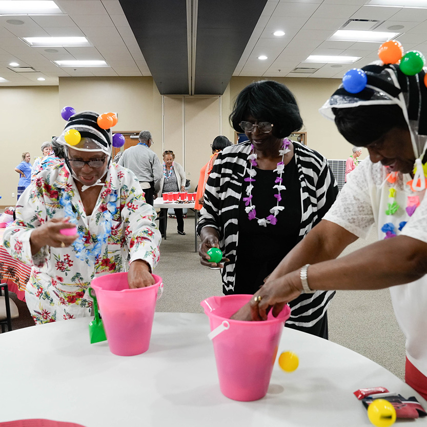 Ladies shaking hands